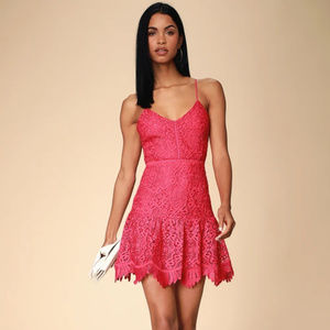 BB Dakota Pink Coral Dress NWT